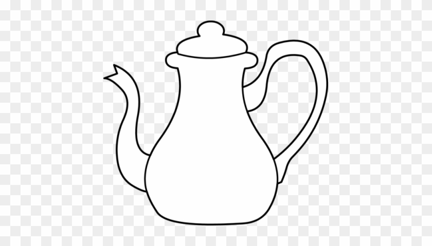 Teapot Clipart Black And White - Teapot Clipart Black And White #1450061