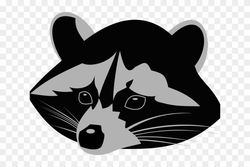 Racoon Clipart Animal Head - A&t Designs Set 4 Raccoons 3" Sew On Patches Racoon #1450242