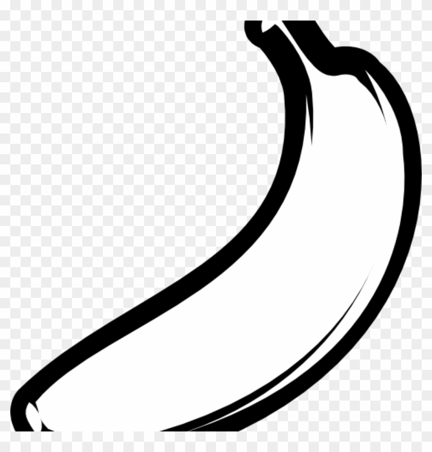 Clip Art Stock Banner Free Library Black And White - Clipart Black And White Bananas #1450292