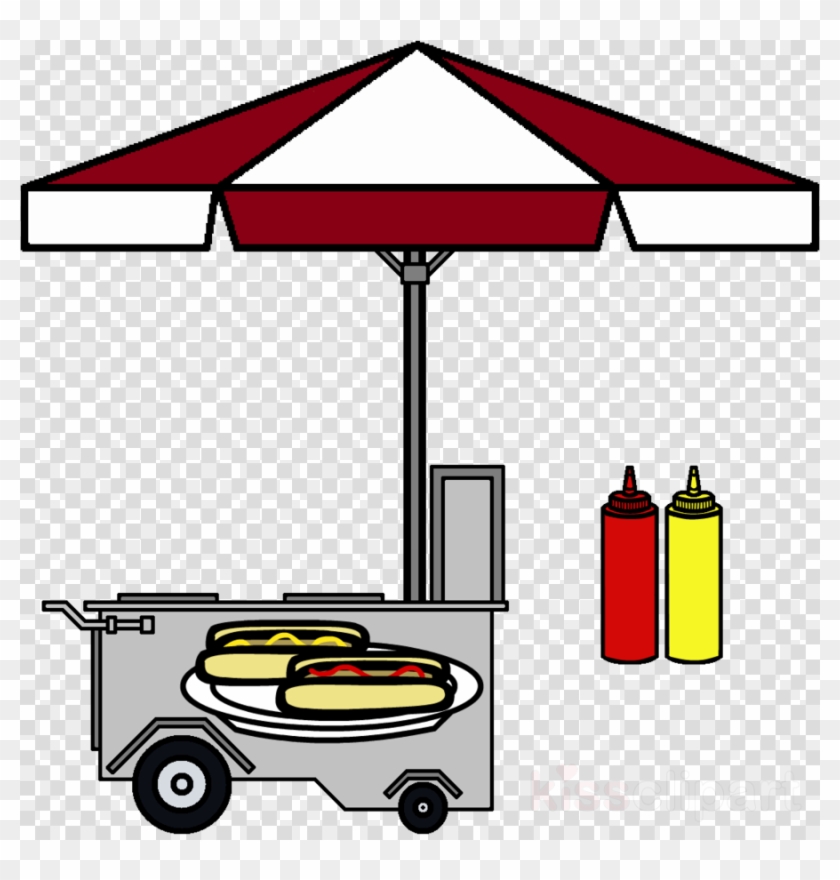 Hot Dog Cart Png Clipart Hot Dog Cart Clip Art - Hot Dog Stand Png #1450399