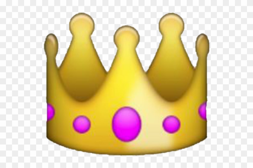 Crown Emoji Yellow Fancy Royal Overlay Icon Clip Transparent - Queen Crown Emoji Transparent #1450419