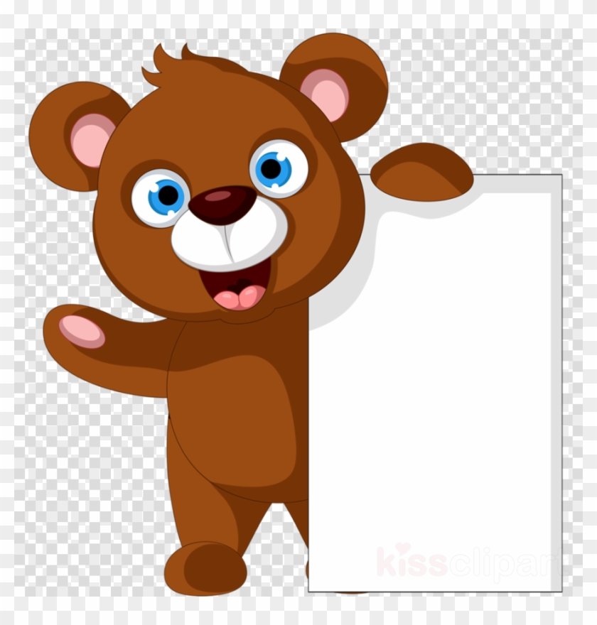 Animals Cartoon Frames Clipart Clip Art - Cartoon Brown Bear #1450423