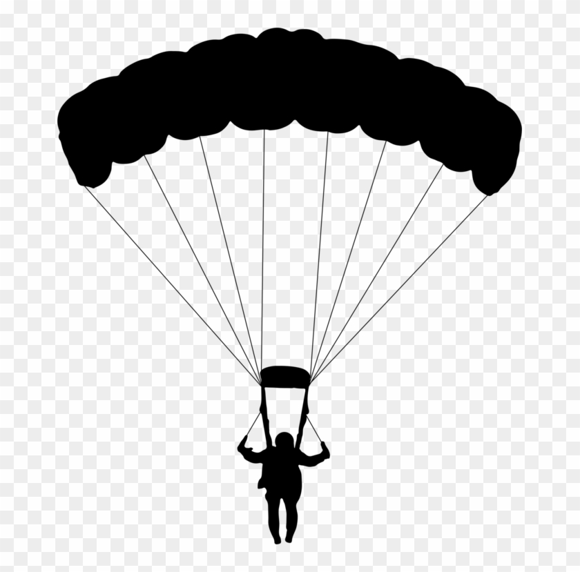 Parachuting Parachute Extreme Sport Encapsulated Postscript - Clipart Parachute #1450492