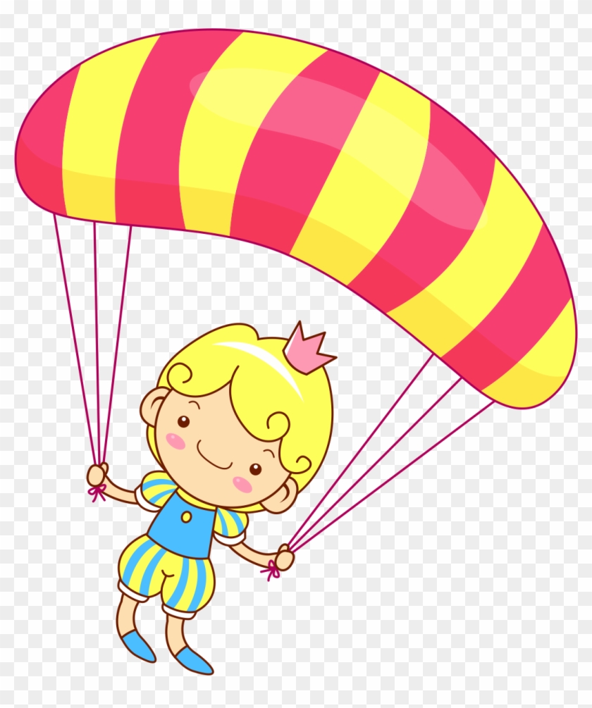 Drawing Cartoon Clip Art Gliding Boy Transprent - Drawing #1450509