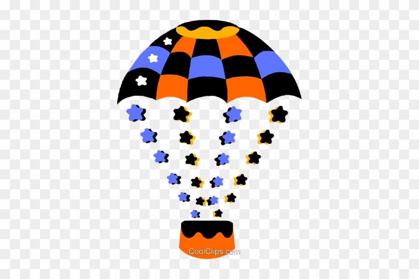 Parachute With Supplies Royalty Free Vector Clip Art - Illustration #1450513