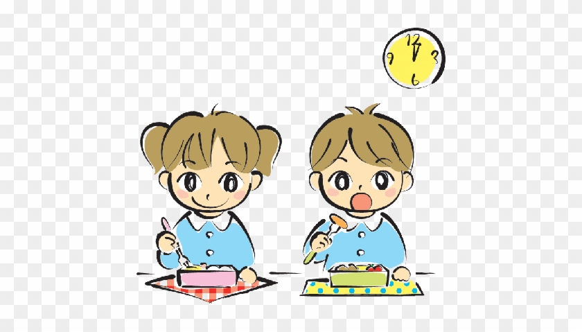 Clipart Kids At Lunchtime The Arts Image Pbs - Have Lunch Cartoon - Free  Transparent PNG Clipart Images Download