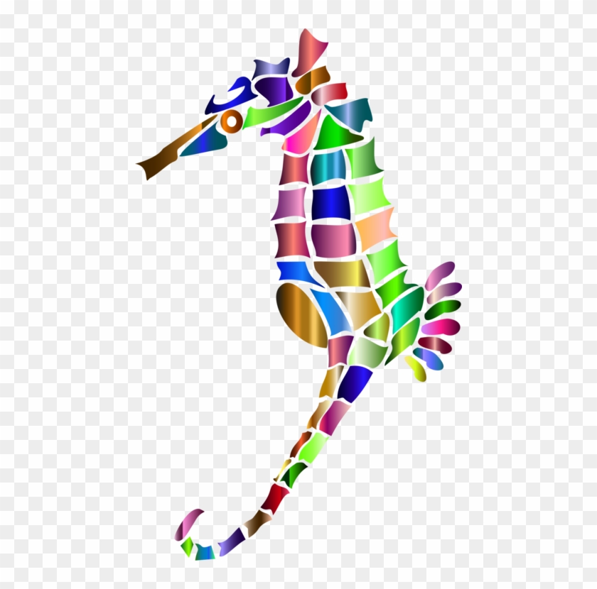 Computer Icons Line Art Silhouette Great Seahorse - Clip Art #1450722