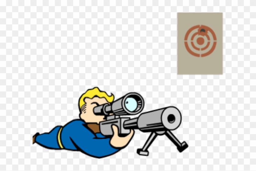 Shooter Clipart Sniper - Fallout 4 Sniper Perk #1451030