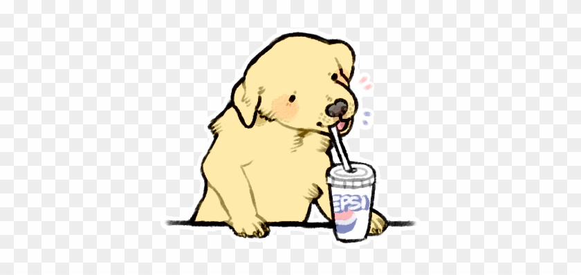 Sip - Dog Drinking Pepsi #1451133