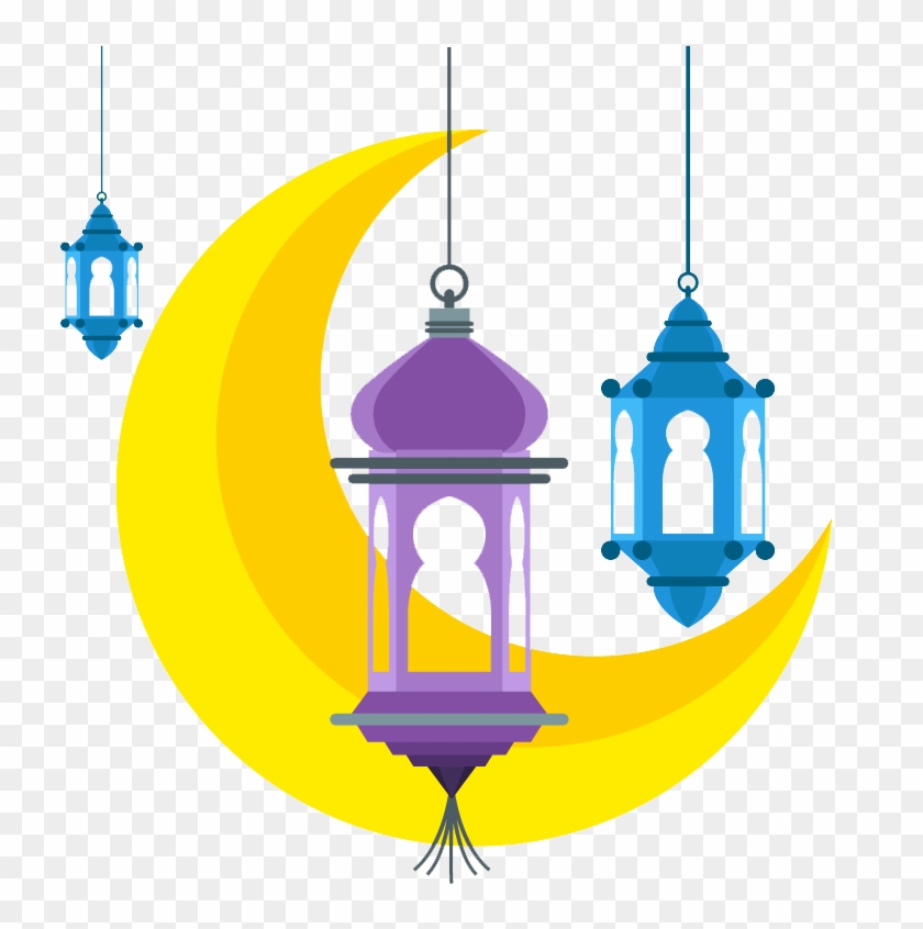 Svg Royalty Free Stock Png Elegant Kareem Greeting - Eid Mubarak Lamp Png #1451229