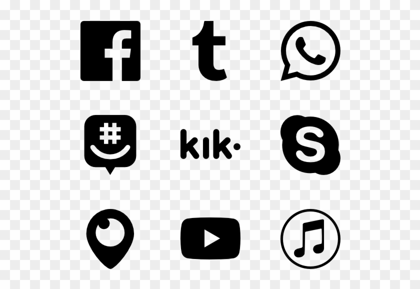Social Media - Iconos Redes Sociales Png #1451344