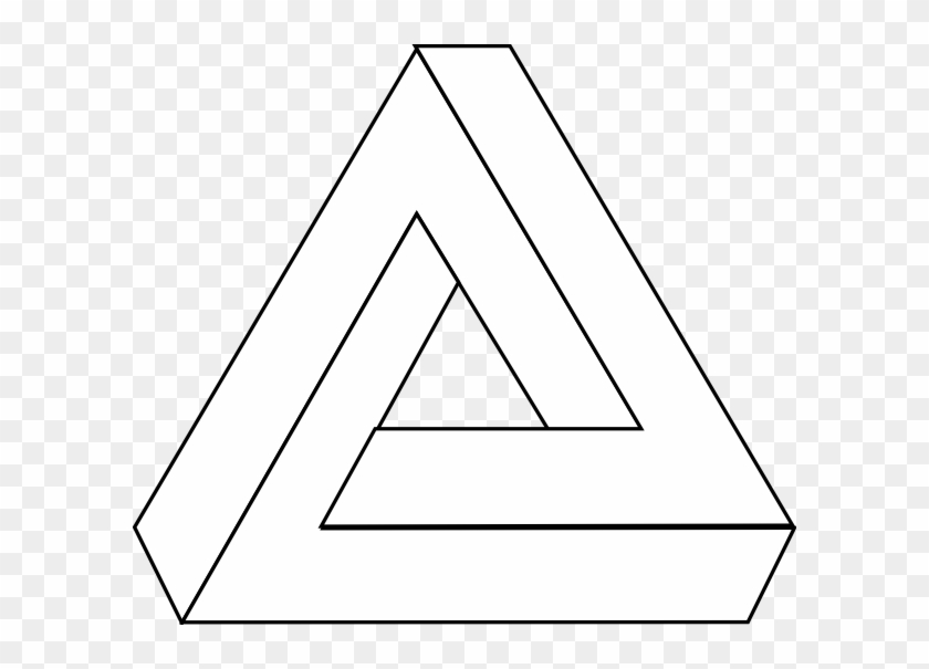 Triangle Optical Illusion Png #1451353