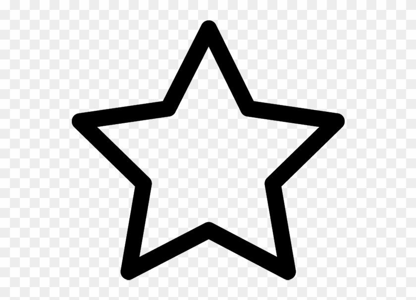 3 $emoji Star$ - Star Line Icon Png #1451487