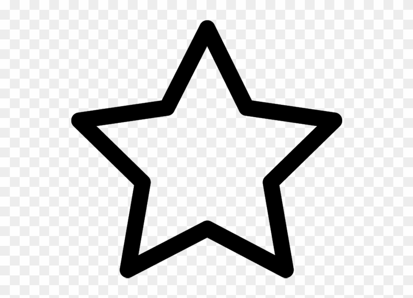 3 $emoji Star$ - Star Line Icon Png - Full Size PNG Clipart Images Download