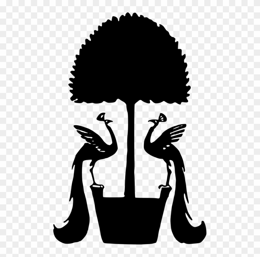 The Silhouette Tree Bird Free Commercial Clipart - The Silhouette Tree Bird Free Commercial Clipart #1451503