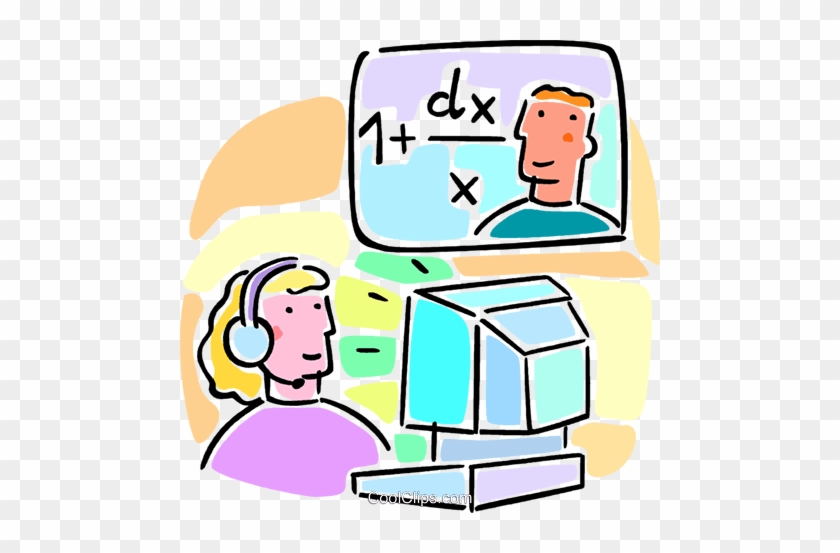 Taking Education Course Over Internet Royalty Free - Taking Education Course Over Internet Royalty Free #1451584