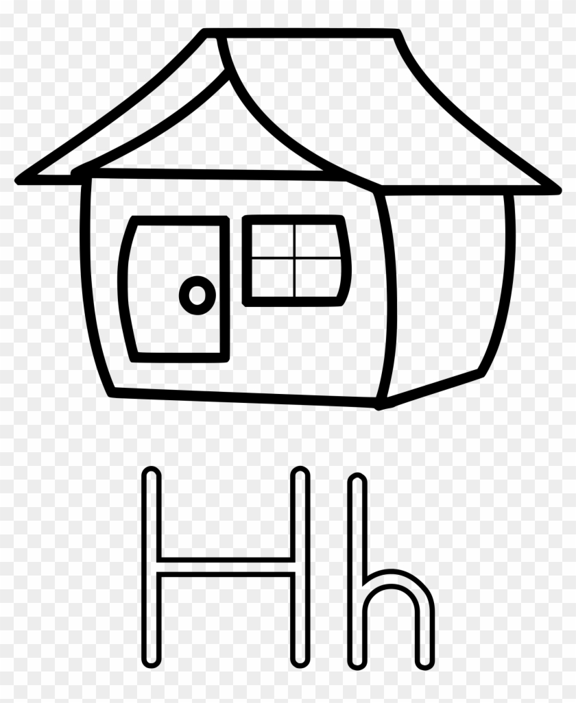 Clipart House Printable - H For House Clipart #1451726