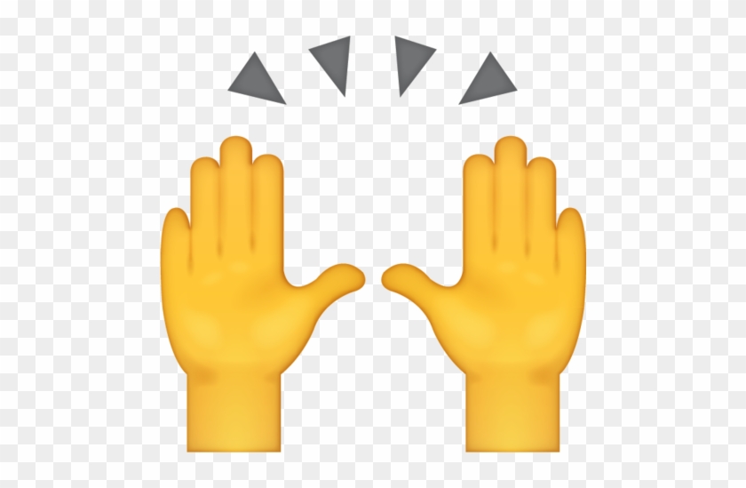 More Free Emoji Praying Hands Png Images - High Five Emoji Icon #1451844