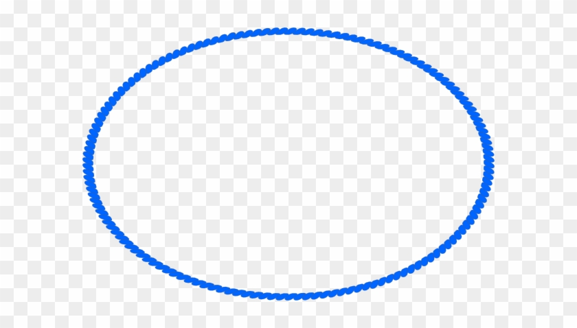 Circle With Blue Border #1451878