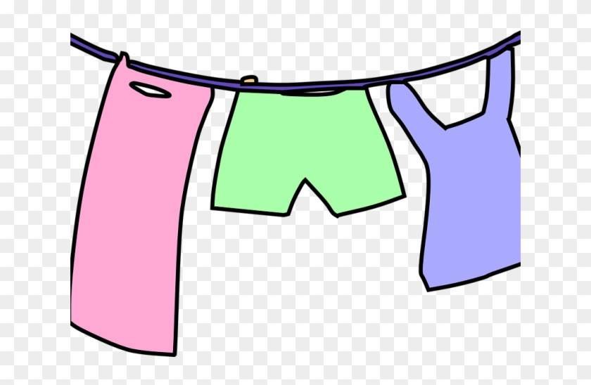 Rope Clipart Laundry - Vêtement Clipart #1451886