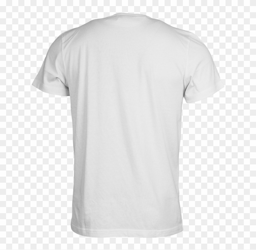 Tshirt White Back Transparent - White T Shirt Back Png #1451892