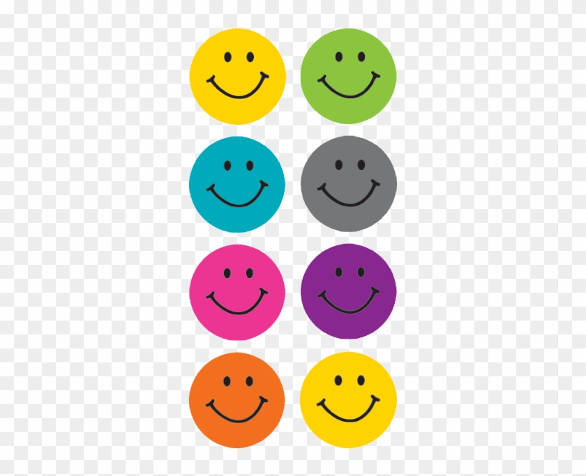 Bright Happy Faces Mini Stickers - Teacher Created Resources Stickers #1451941