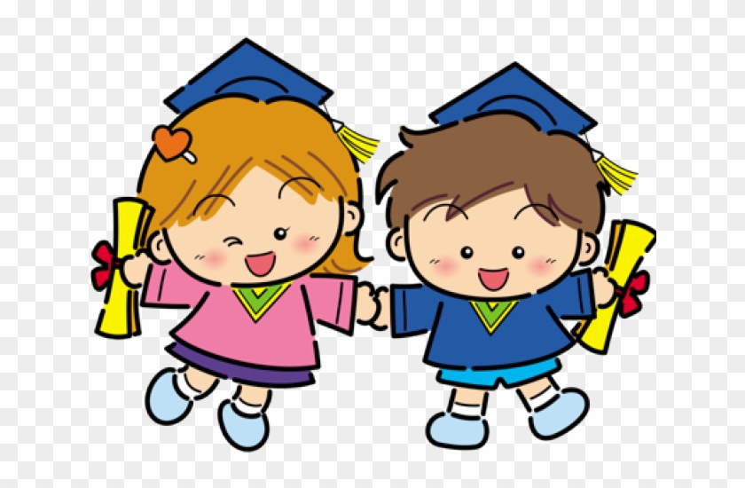 Graduation Clipart Daycare - Graduation Kids Transparent #1451951