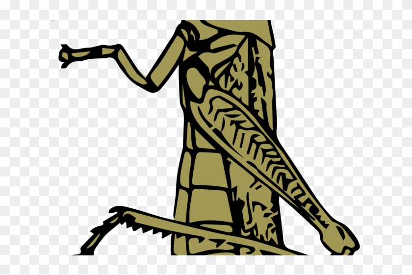 Grasshopper Clipart Line - Grasshopper Clipart Black And White #1451996