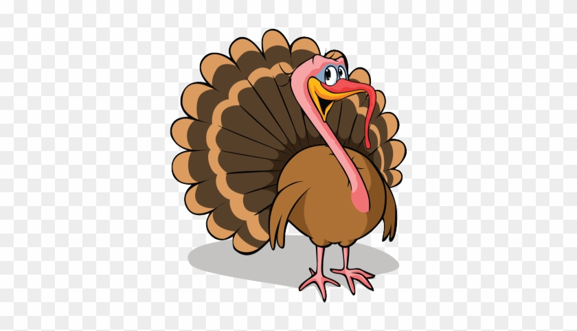 A Plump Turkey - Kalkoen Cartoon #1452295