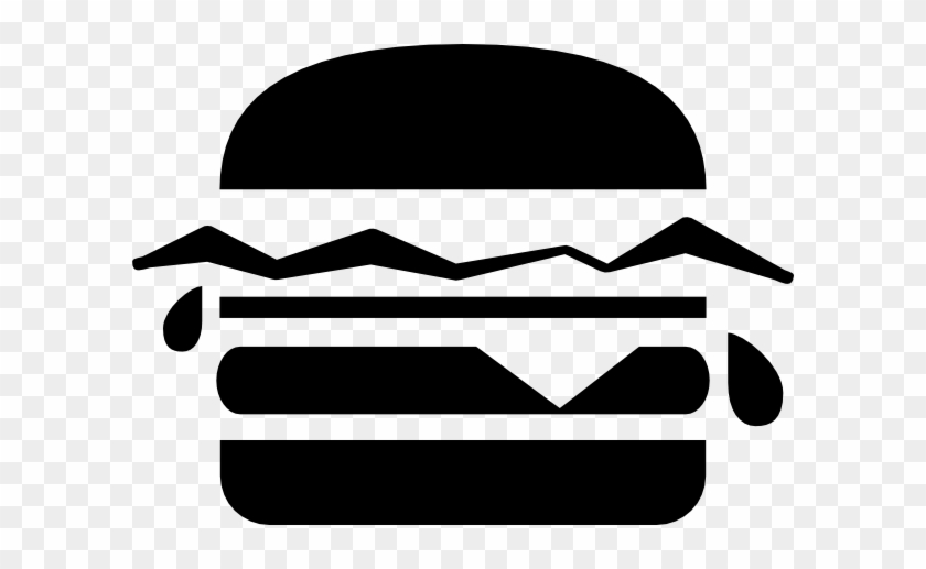 Meats, Lentils & Nuts - Hamburger Icon Black And White #1452462