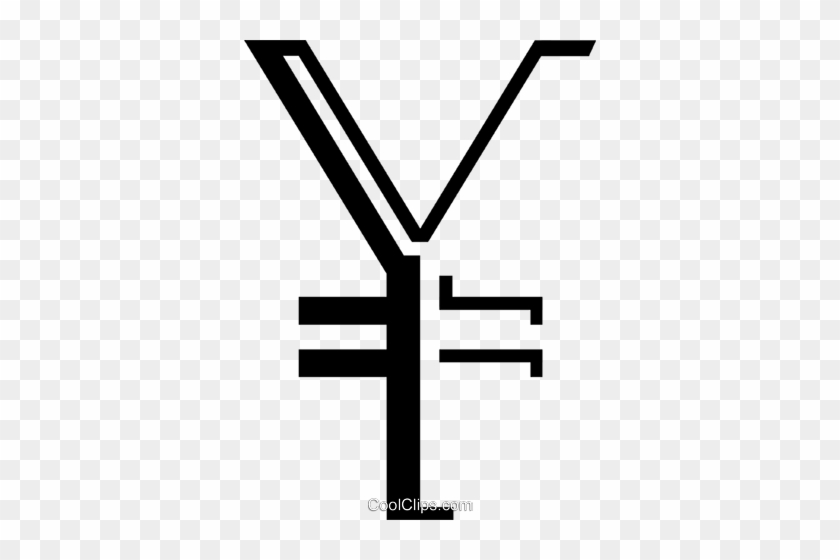 Yen Sign Royalty Free Vector Clip Art Illustration - Illustration #1452474