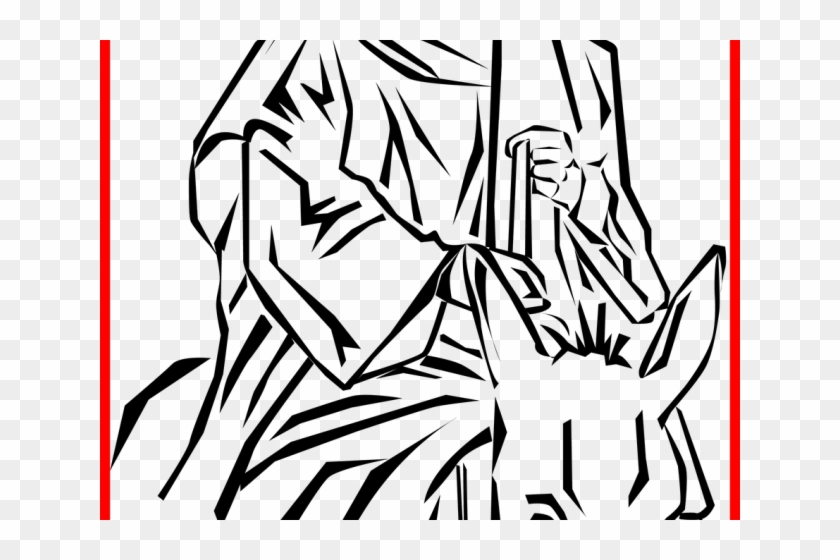 Sold Out Clipart Clip Art - Jesus Palm Sunday Png #1452579