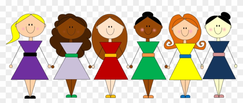 Group Clipart Friendship 8 Girl Friends - Moms Group Clip Art #1452629