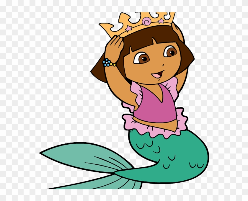 Characters In Dora Cartoon The Explorer Clip - Dora Mermaid #1452681