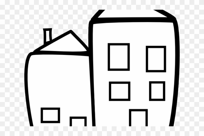 Apartment Complex Clipart Buidling - Clip Art #1452798