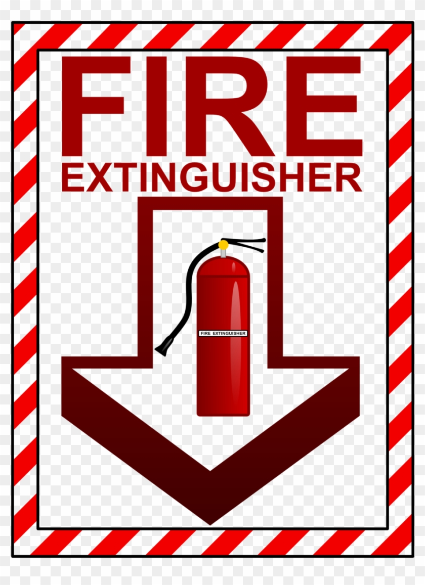 Fire Extinguisher Sign - Fire Extinguisher Sign #1452799