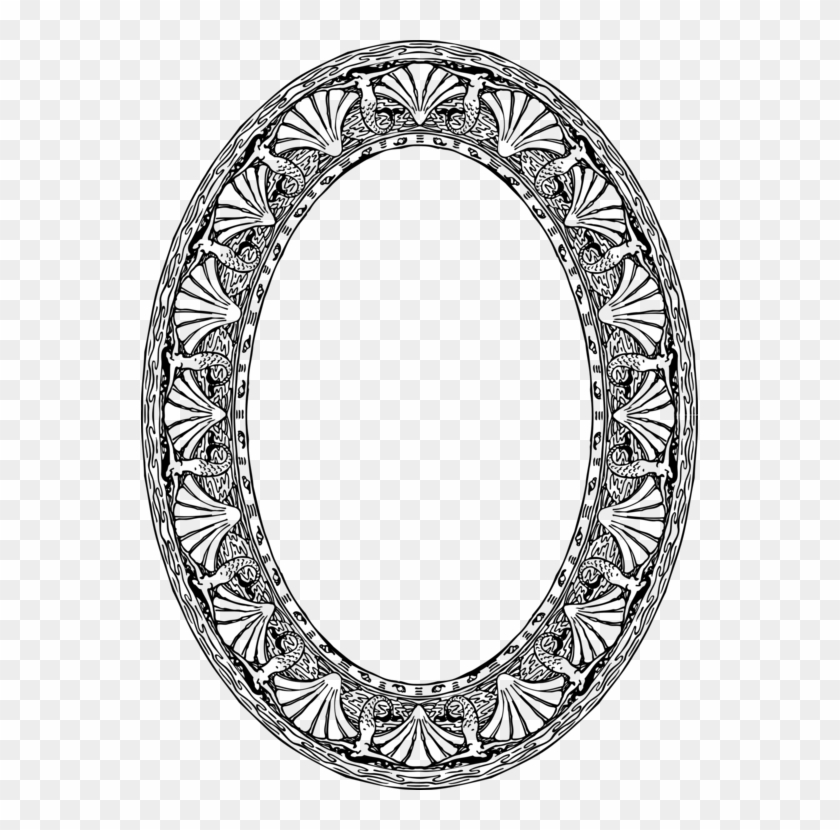 Picture Frames Circle Line And Form - Circular Logo Border #1452858