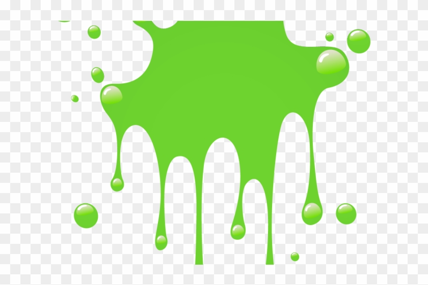 Splatter Clipart Goo - Green Slime Png #1452935
