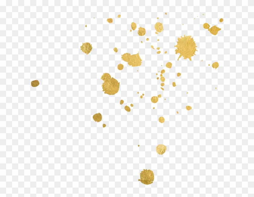 Gold Paint Splatter Png Clip Art Free Library - Gold Paint Splatter Png #1452936