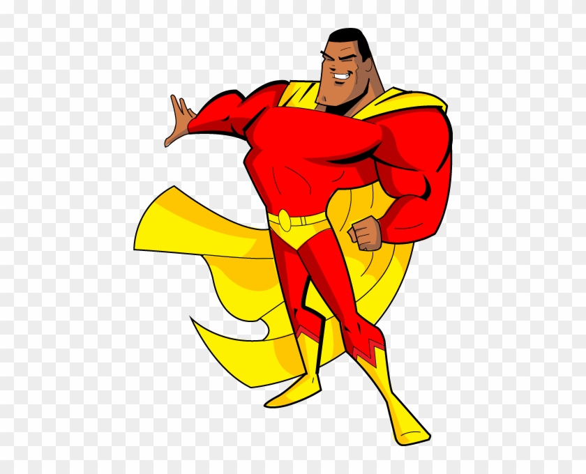 Hero Clipart Yellow Superhero - Superhero Royalty Free #1453420