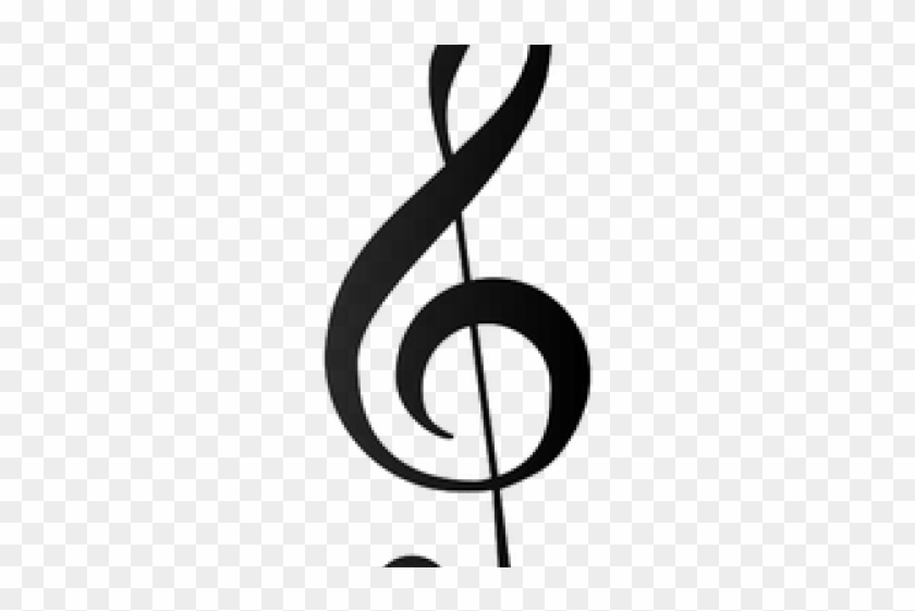 Musical Notes Clipart Bold - Clave De Sol Png #1453466