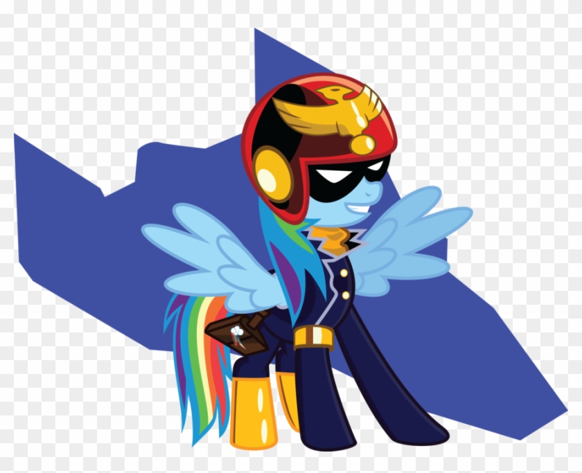 Banner Artist Mysteriouskaos Captain Cosplay F Zero - Captain Falcon Rainbow Dash #1453718