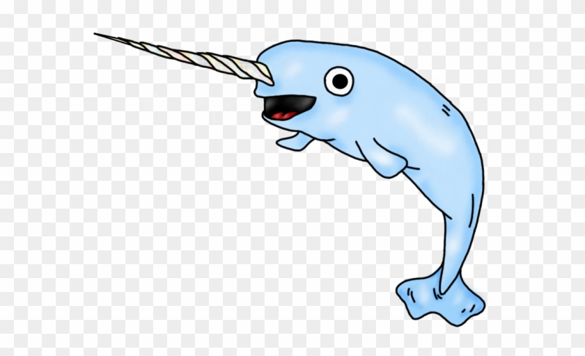 Narwhal Clipart Fish - Narwhal Transparent Background #1453826