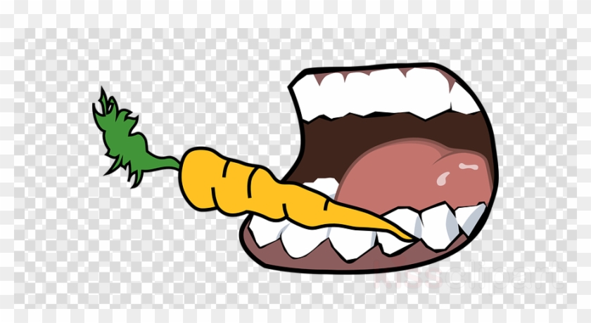 Cartoon Mouth Eating Clipart Human Mouth Eating Clip - Clipart Ice Hockey Stick #1454118