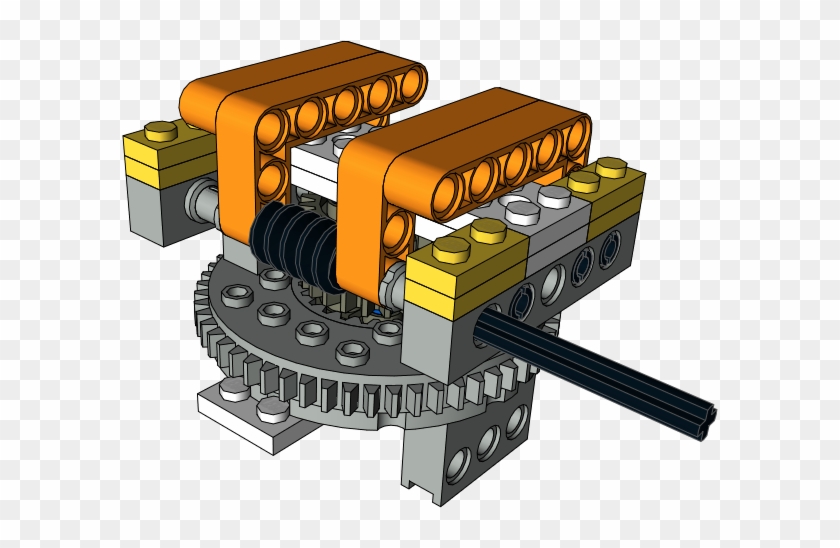 Wormturntable8 - Lego Technic 5 X 5 Turntable #1454146