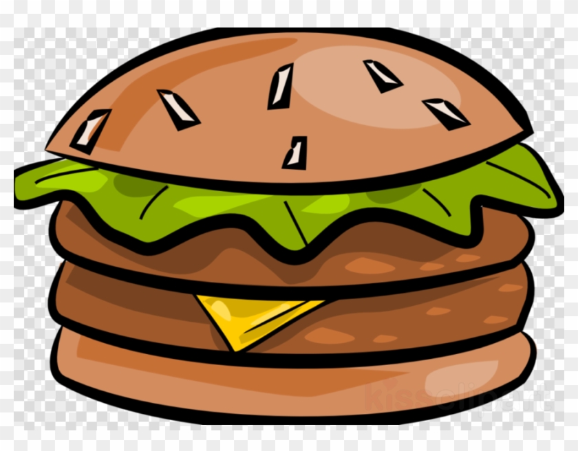 Burger Clip Art Clipart Hamburger Hot Dog Cheeseburger - Cartoon Clipart Clock #1454345