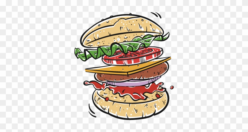 Veggie Burger Clipart Double Cheeseburger - Cheeseburger #1454357