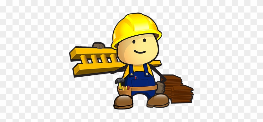 15 Roofing Clipart Man For Free Download On Mbtskoudsalg - Cartoon Roofer #1454401