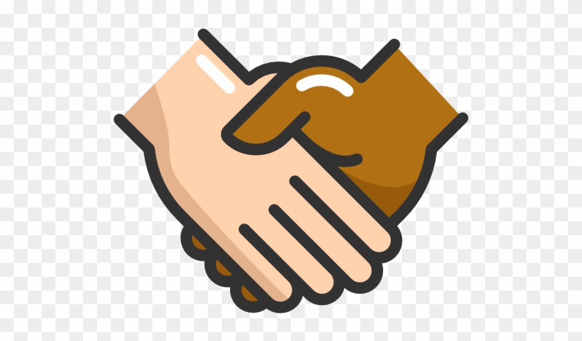 Clipart Black And White Stock Agreement Gestures Hands - Handshake Icon Handshake Png #1454448