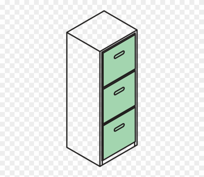 Frame Ral 9010-drawers Ral - Optical Illusion Isometric Drawing #1454567